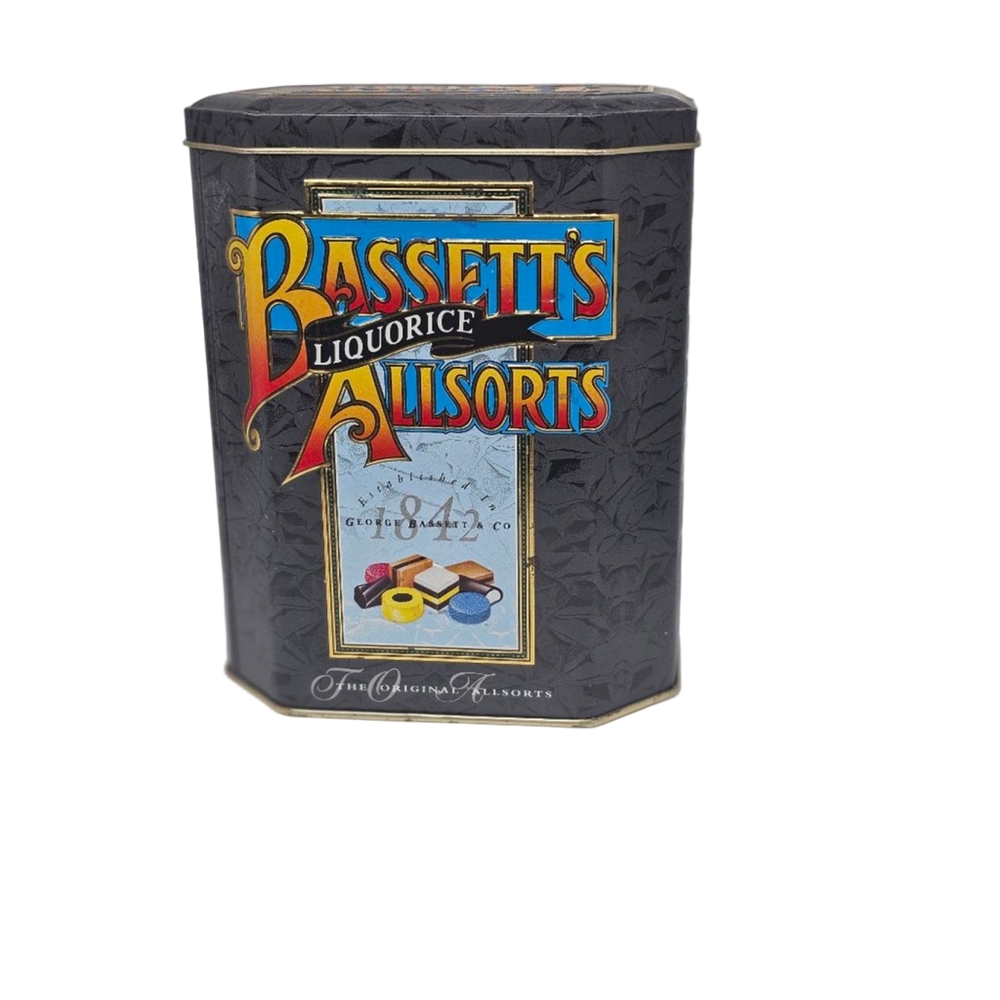 Bassett's Black Gold Liquorice Allsorts Candy Tin One Size